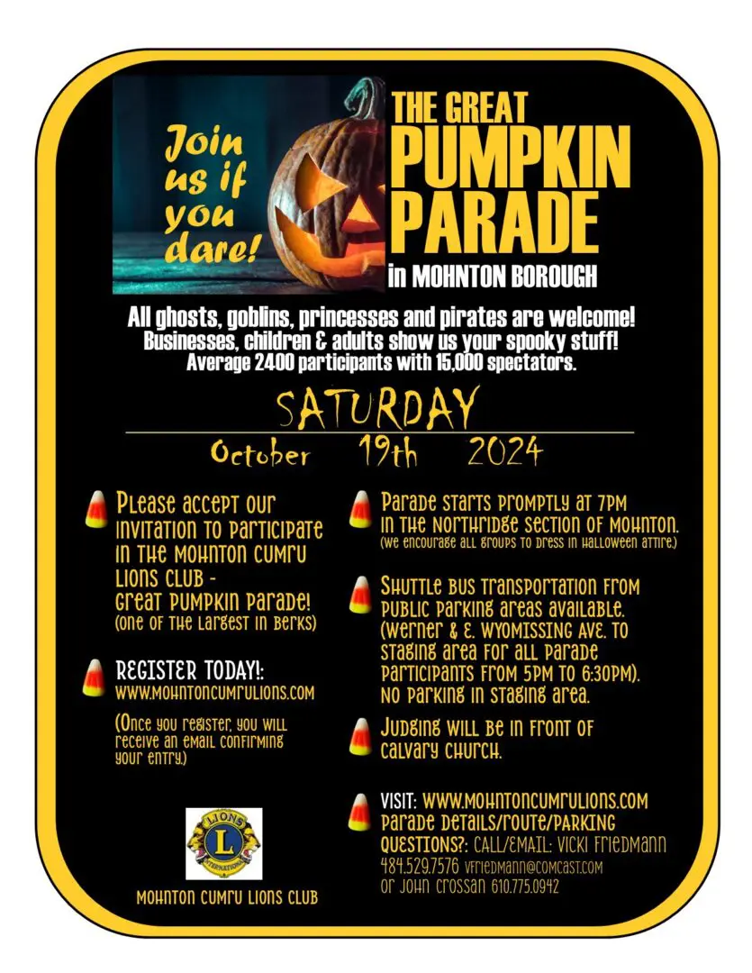 Great Pumpkin Registration Letter 2024 WEB