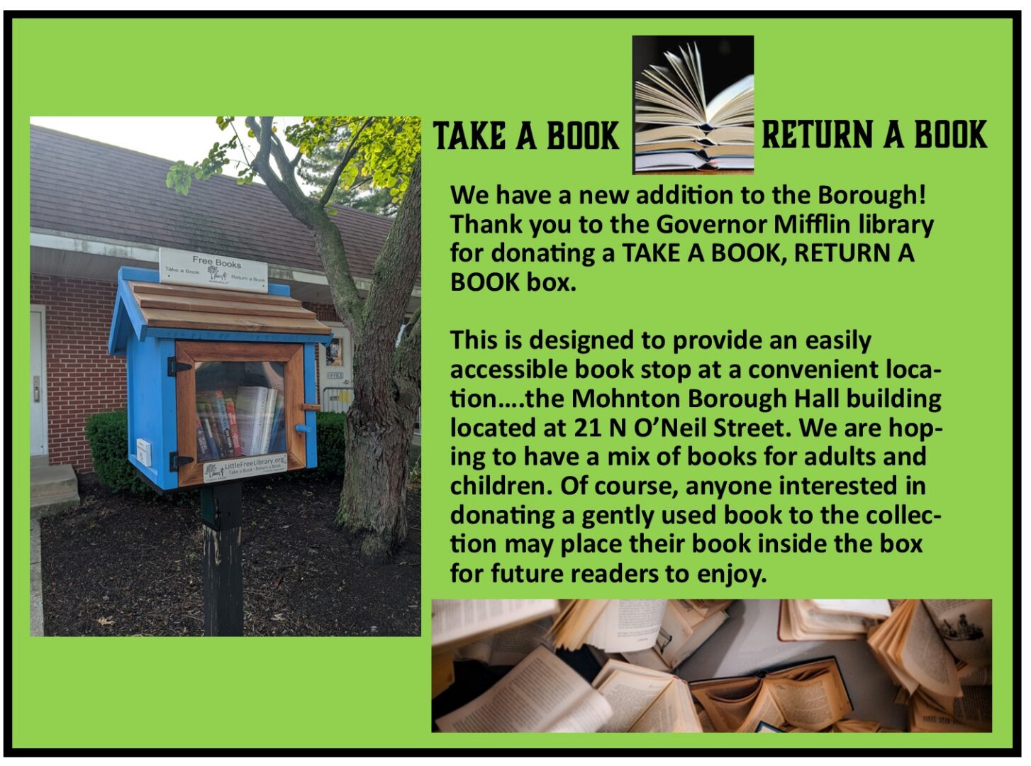 Give a book take a book