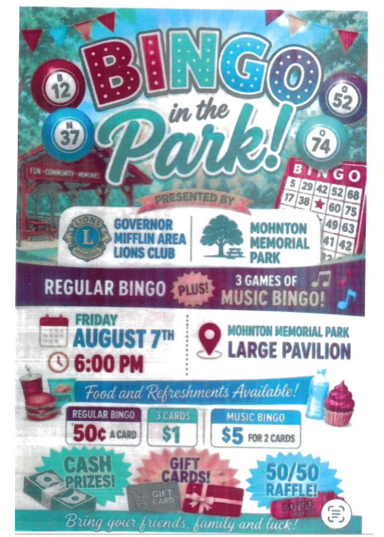 Bingo Aug 7