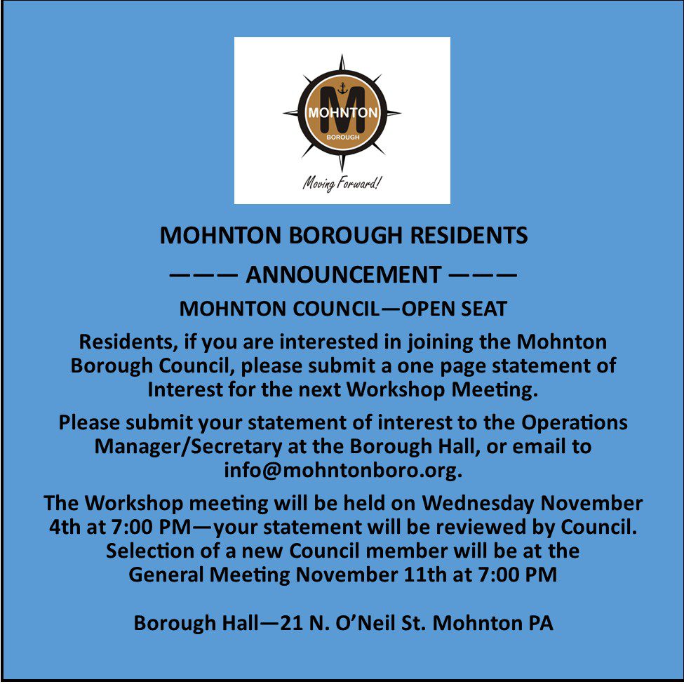 Council Open Seat